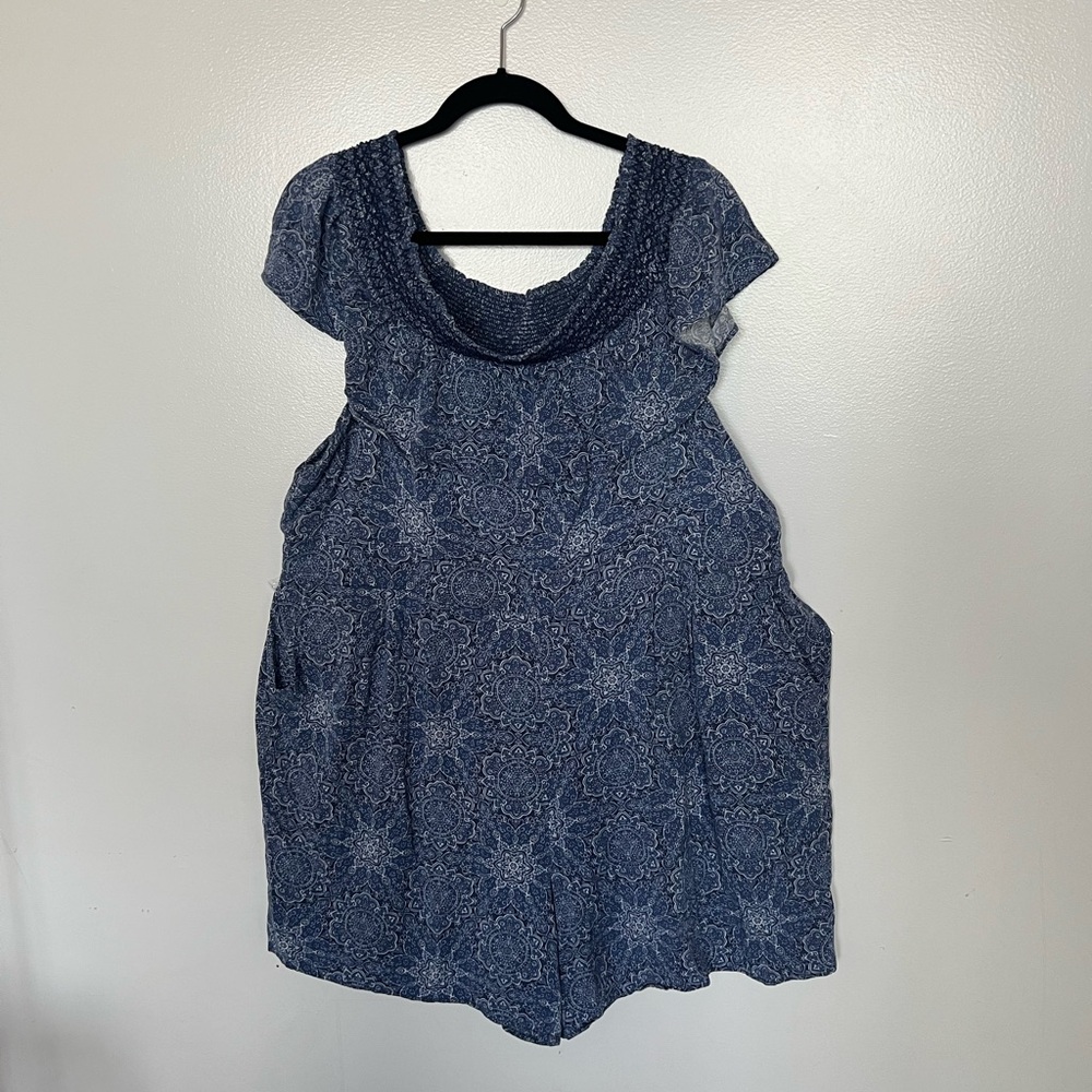 Torrid Patterned Romper Sz 3